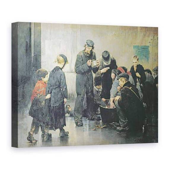 Tablou Canvas - Henri Jules Jean Geoffroy - Mor de foame - - Roveli