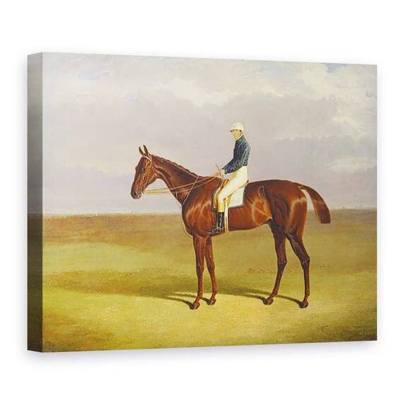Tablou Canvas - John Frederick Herring Snr - Margrave cu James Robinson Up - - Roveli