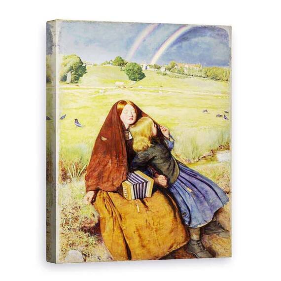 Tablou Canvas - John Everett Millais - Fata oarba - - Roveli