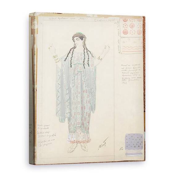 Tablou Canvas - Leon Bakst - Doamna de asteptare - - Roveli