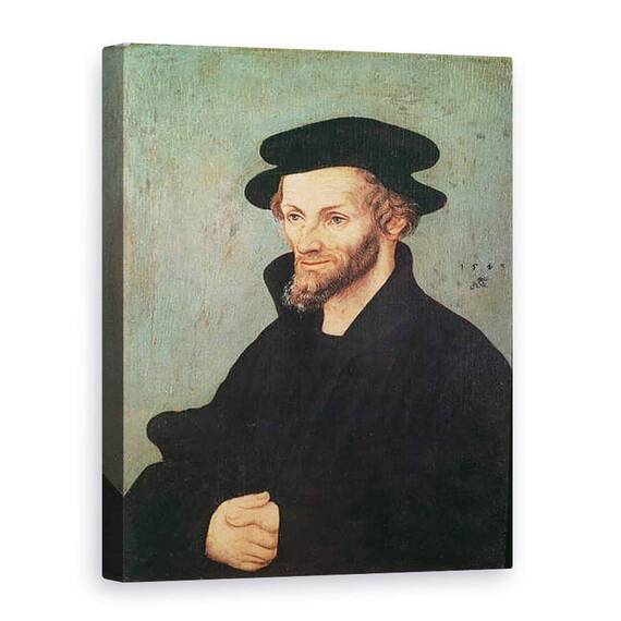 Tablou Canvas - Lucas Cranach the Elder - Portretul lui Philipp Melanchthon 1497-1560 1543 - - Roveli