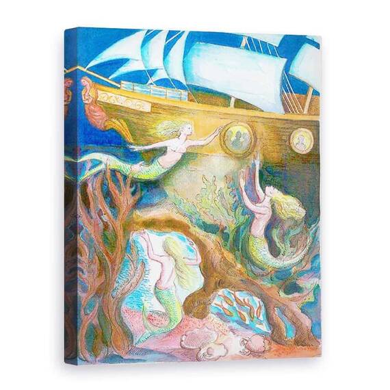 Tablou Canvas - Mary Kuper - Mica Sirena - - Roveli