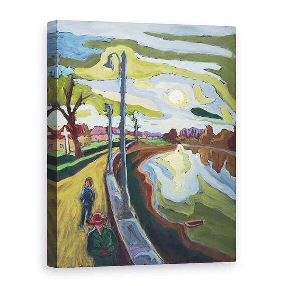 Tablou Canvas - Marta Martonfi-Benke - Seri Koros-Bank - - Roveli
