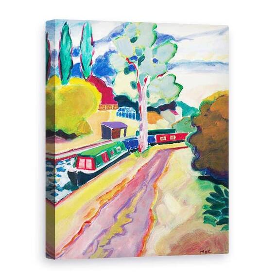 Tablou Canvas - Marco Cazzulini - Barci cu canal - - Roveli