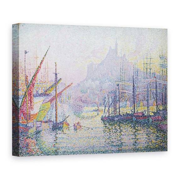 Tablou Canvas - Paul Signac - Notre-Dame-de-la-Garde La Bonne-Mre, Marseilles - - Roveli