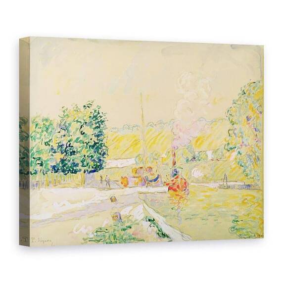Tablou Canvas - Paul Signac - Lock la Sannois - - Roveli