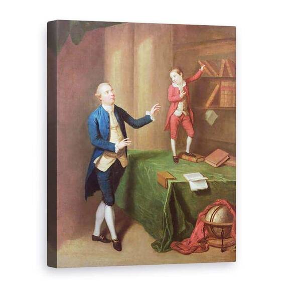 Tablou Canvas - Robert Hunter - Sir Robert Walker si fiul sau Robert - - Roveli