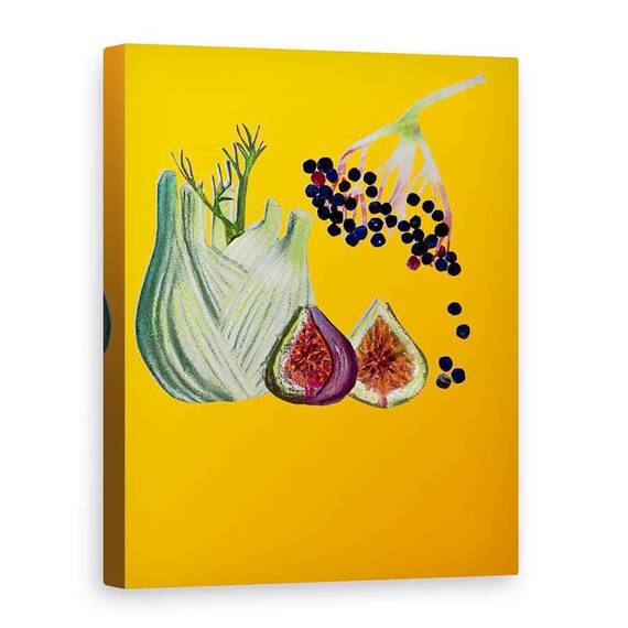 Tablou Canvas - Sarah Thompson-Engels - Fructe & legume decupaj 2020 - - Roveli