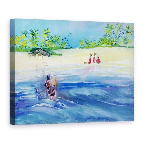 Tablou Canvas - Sophia Elliot - Candolim Beach, Goa, India - - Roveli