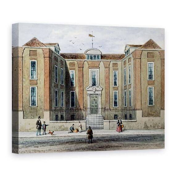 Tablou Canvas - Thomas Hosmer Shepherd - Un conac antic, numit Pitchett Hall, partea de sud a Union St. - - Roveli