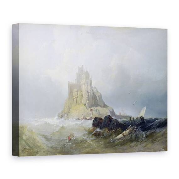 Tablou Canvas - William Clarkson Stanfield - St. Michaels Mount - - Roveli