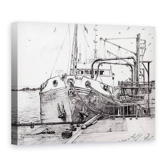 Tablou Canvas - Vincent Alexander Booth - Portul Trinity Ellen Isle of Islay, 2007 - - Roveli