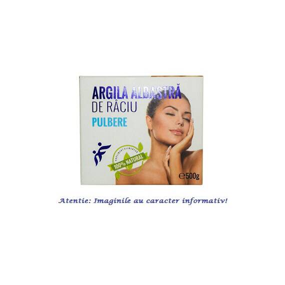 Argila Albastra de Raciu Pulbere 500 g Romcos - - Roveli