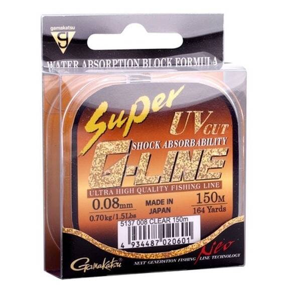Fir Monofilament Gamakatsu Super G-Line Neo Rola 150m 0.08mm-0.24mm, Varianta (50): Super G-Line Neo Rola 150m 0.20mm/3.8kg - - Roveli