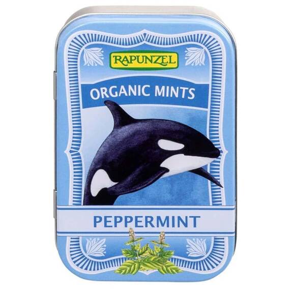 Mints Drajeuri ecologice de menta HIH 50g Rapunzel - - Roveli