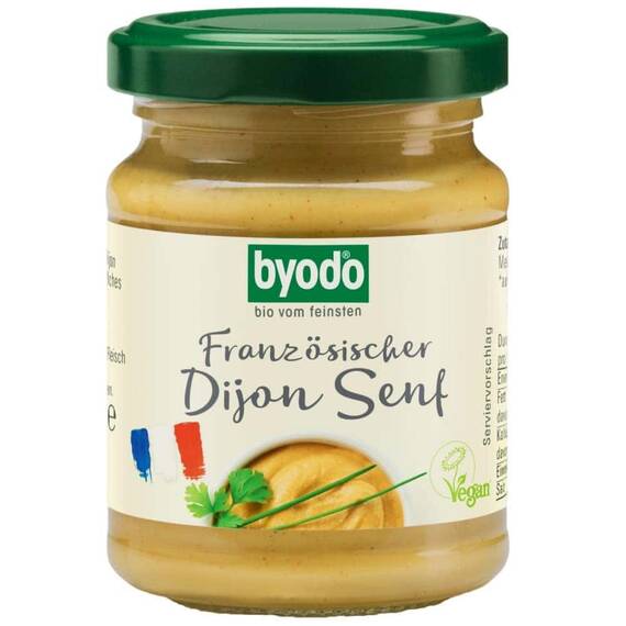 Mustar bio Dijon 125ml Byodo - - Roveli