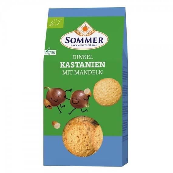 Fursecuri vegane cu castane si migdale 150g Sommer-Co - - Roveli