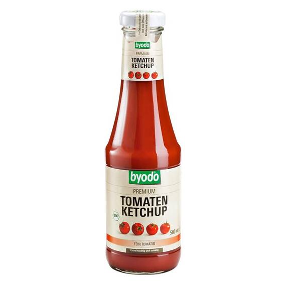 Ketchup de tomate  500ml Byodo - - Roveli