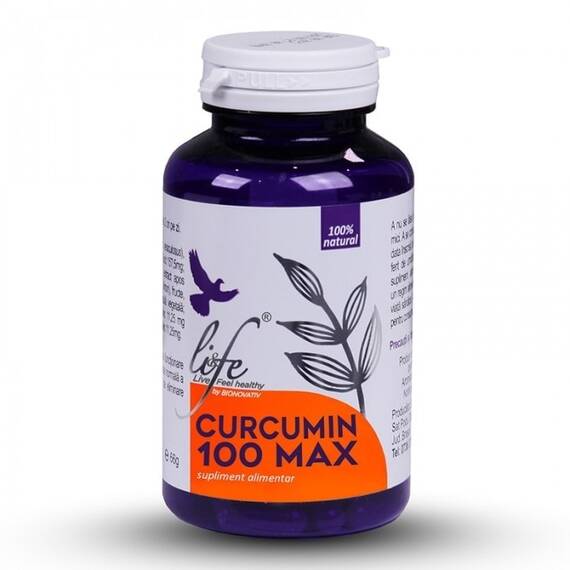 Curcumin 100 Max 60 capsule Bionovativ Life - - Roveli