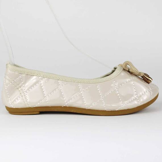 ​Balerini de copii, bej cu talpa usoara  KH-2-BEIGE, Culoare (12): Bej, Marime (12): 24 - - Roveli
