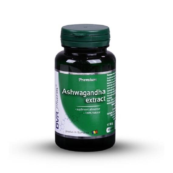 Ashwagandha Extract Pachet 60 capsule + 30 capsule DVR Pharm - - Roveli