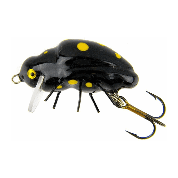 Vobler Microbait Ladybird 2.4cm/1.6gr, Varianta (50): Ladybird 2.4cm/1.6gr Black - - Roveli