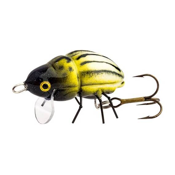 Vobler Microbait Colorado Beetle 2.4cm/1.6gr, Varianta (50): Colorado Beetle 2.4cm/1.6gr #37 Pearl-Yellow - - Roveli