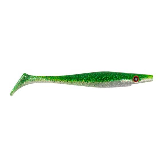 Naluca Strike Pro Pig Shad Jr. 15cm/20gr (4buc/plic), Varianta (50): Pig Shad Jr. 15cm/20gr (4buc/plic) Green Shad Flash - - Roveli
