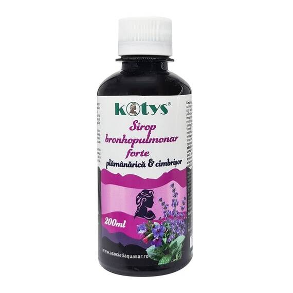 Sirop Bronhopulmonar Forte 200 ml Kotys - - Roveli