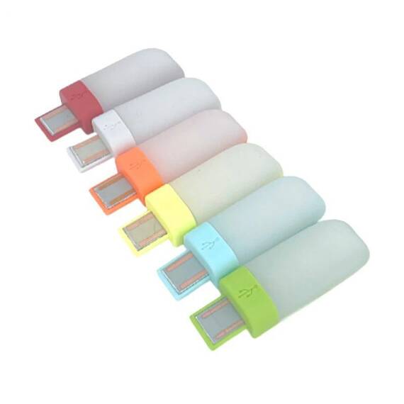 Mini lumina de noapte portabila USB - set 6 bucati - - Roveli