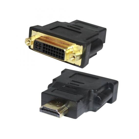 Convertor HDMI la DVI HD dinamic 1080P, Culoare (tm): negru - - Roveli