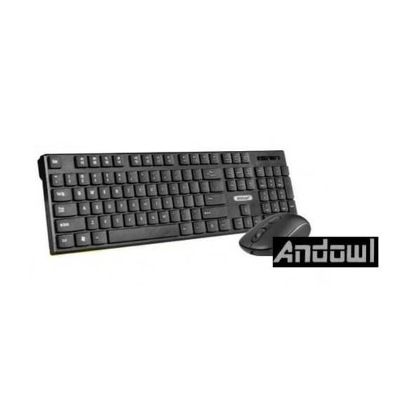 Tastatura si mouse fara fir 2,4 GHz-Set - - Roveli