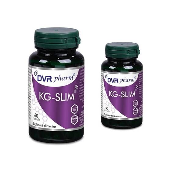 Kg Slim Pachet 60 capsule + 30 capsule DVR Pharm - - Roveli