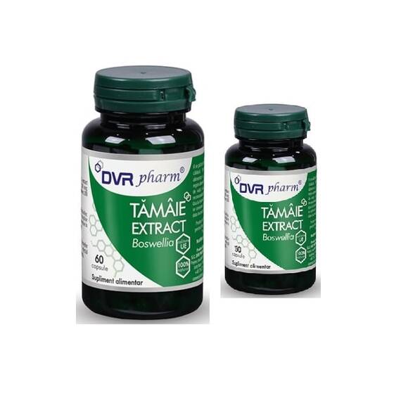 Tamaie Extract Pachet 60 capsule + 30 capsule DVR Pharm - - Roveli