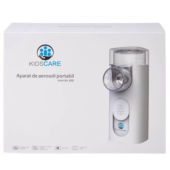 Aparat de aerosoli portabil si silentios KidsCare Mini Air 360 - 6- Roveli