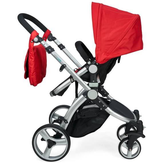 Carucior 2 in 1 Veneto rosu Kidscare - 7- Roveli