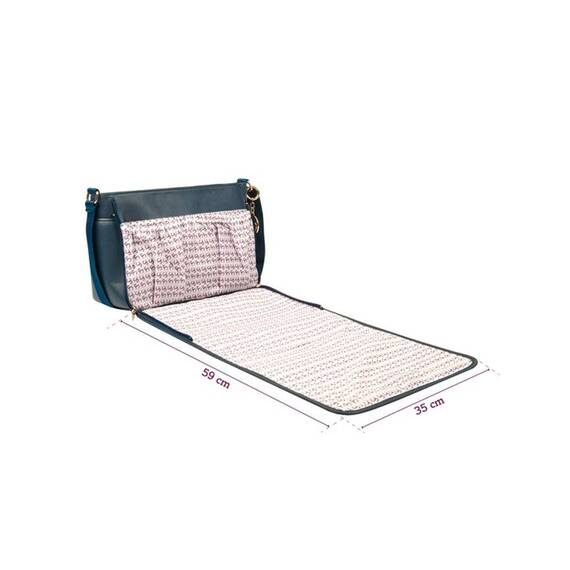 Geanta multifunctionala Ellie Messenger Navy Clevamama - 2- Roveli