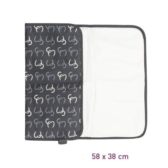 Set geanta multifunctionala Nicole Asphalt Clevamama - 2- Roveli
