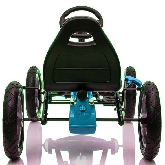 Kart cu pedale si roti gonflabile Karera Albastru Kidscare - 4- Roveli