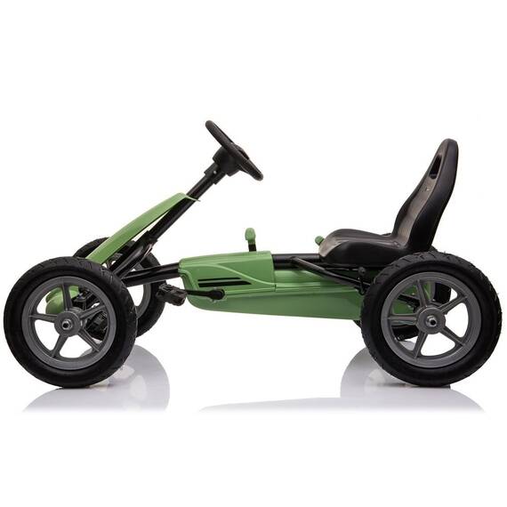 Kart cu pedale si roti gonflabile Karera Verde Kidscare - 2- Roveli