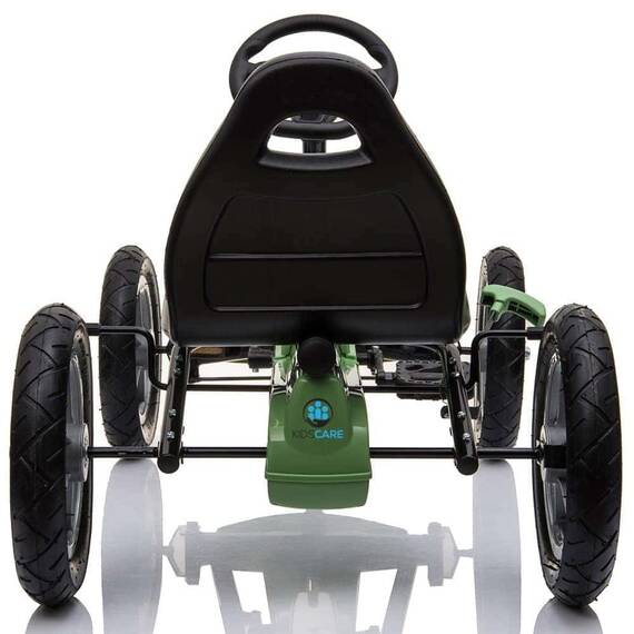 Kart cu pedale si roti gonflabile Karera Verde Kidscare - 4- Roveli