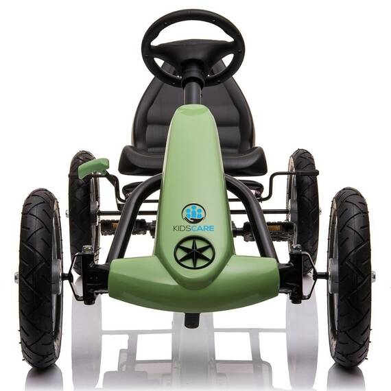 Kart cu pedale si roti gonflabile Karera Verde Kidscare - 3- Roveli