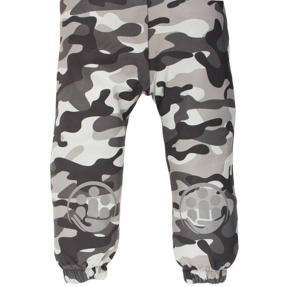 Salopeta impermeabila pentru copii Kidscare, cu protectie la vant si apa cu imprimeu Camuflaj, Marime (132): 122 - 6- Roveli