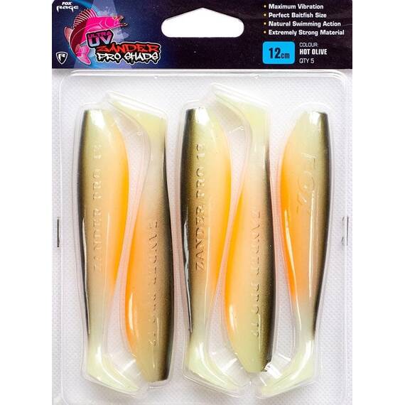 Shad Fox Rage Zander Pro 7.5cm (5buc/blister), Varianta (50): Zander Pro 7.5cm (5buc/blister) UV Hot Olive - - Roveli