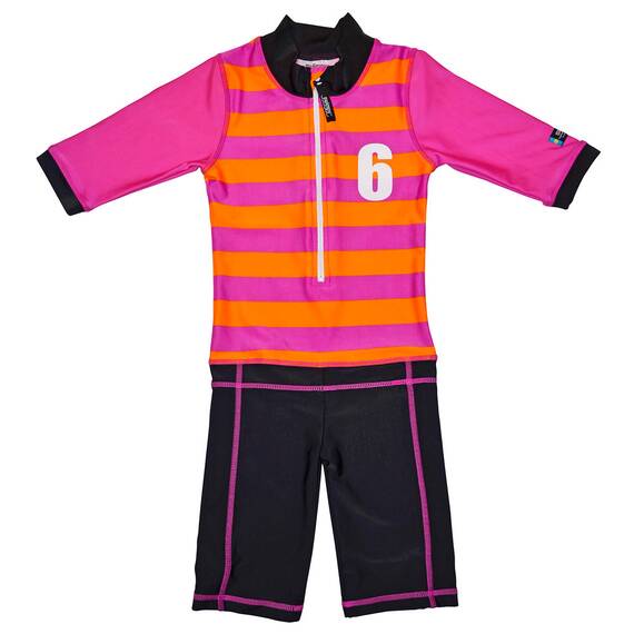 Costum de baie Sport pink marime 92- 104 protectie UV Swimpy - - Roveli