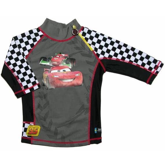 Tricou de baie Cars marime 92-104 protectie UV Swimpy - - Roveli