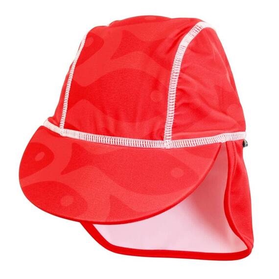 Sapca Fish red 0- 1 ani protectie UV Swimpy - - Roveli