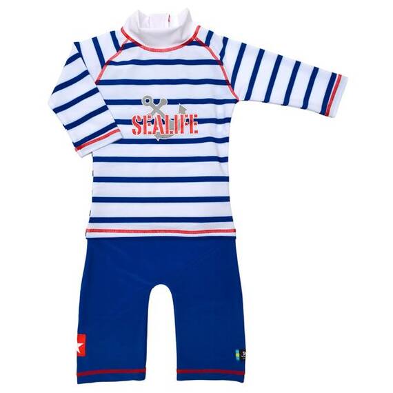 Costum de baie SeaLife blue marime 86- 92 protectie UV Swimpy - - Roveli