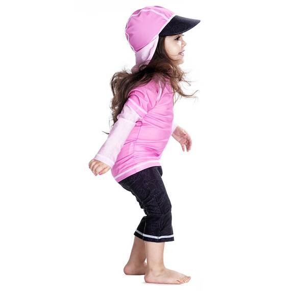 Costum de baie Pink Ocean marime 86- 92 protectie UV Swimpy - 4- Roveli