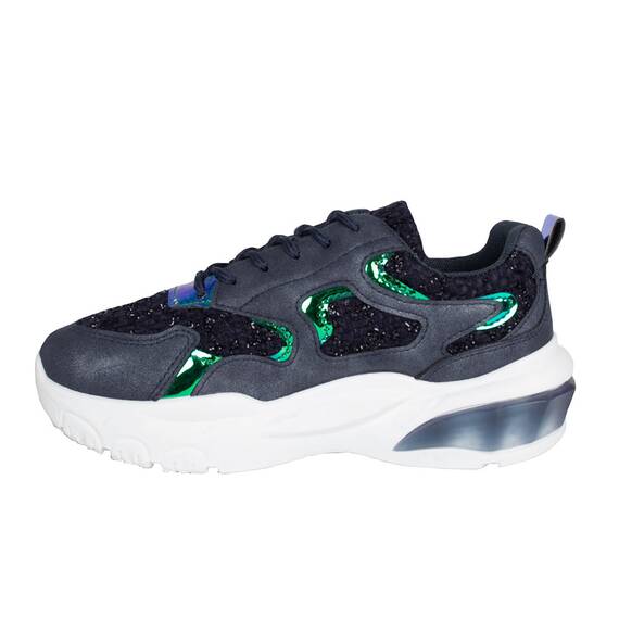 Pantofi dama albastri sport cu talpa groasa YY-95-B, Culoare (12): Albastru, Marime (12): 37 - 5- Roveli